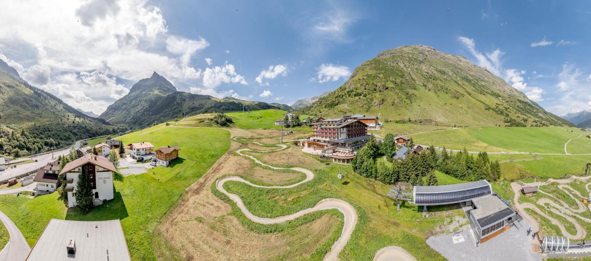 Hotel Almhof Galtür Exterior foto
